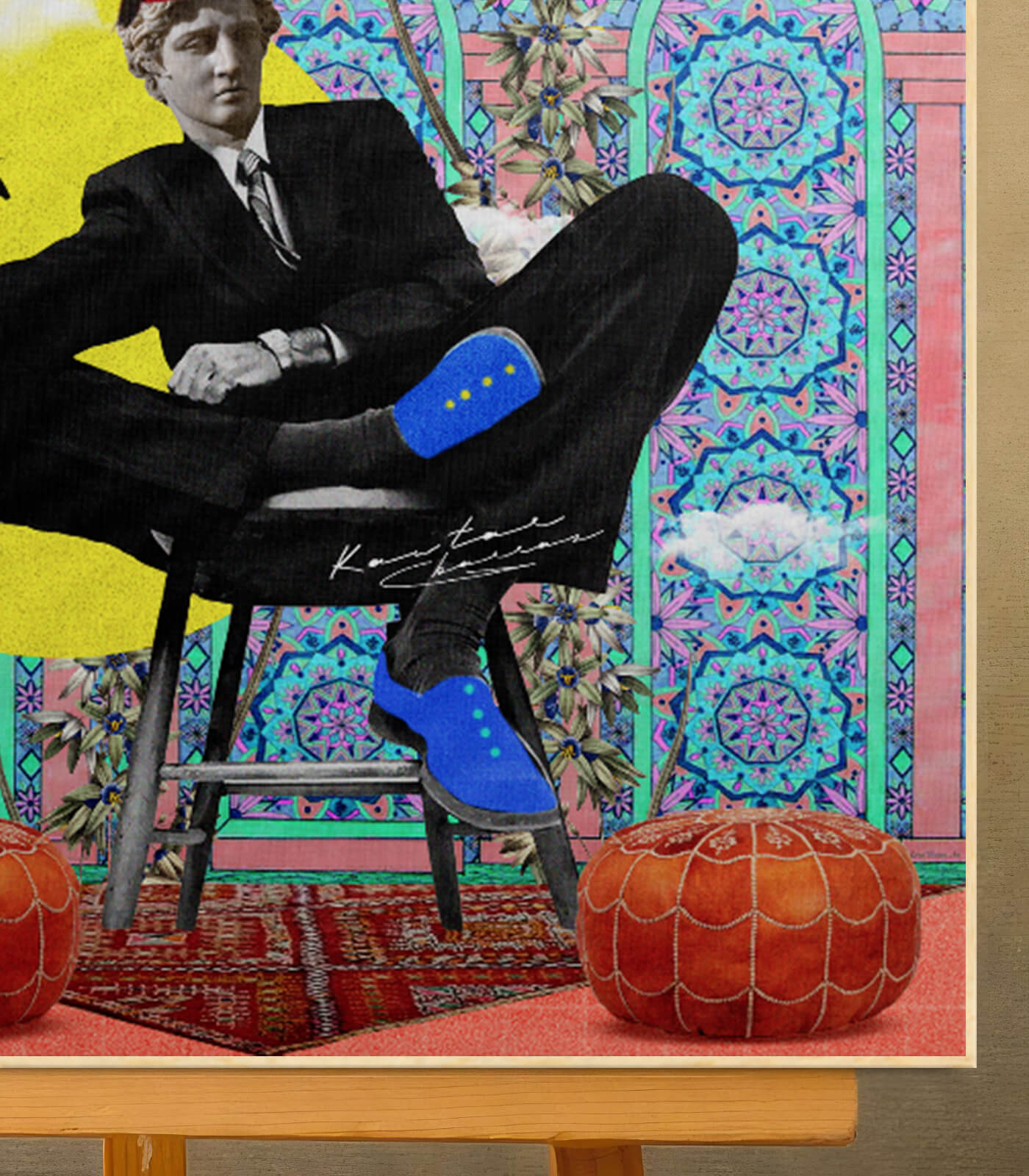 Haj L3a9a - signé par l'artiste Kawtar BRZ.